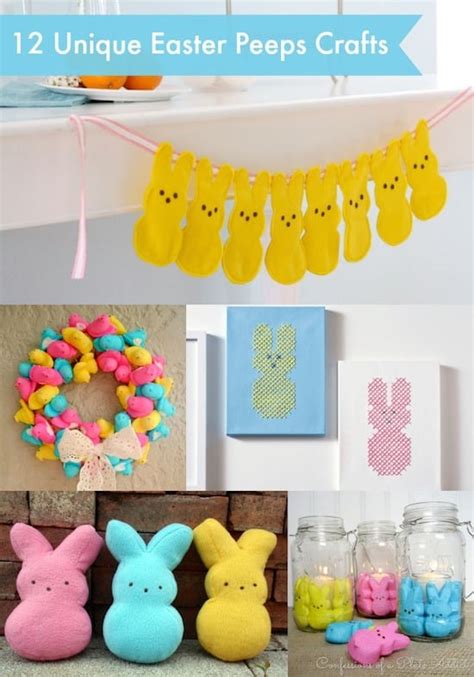 12 Unique Easter Peeps Crafts