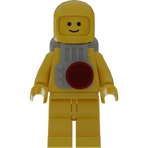 Lego Yellow Classic Space Astronaut Minifigure With Jet Pack Brick