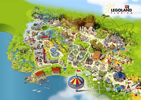 Orlando Theme Park News Legoland Floridas High Definition Park Map