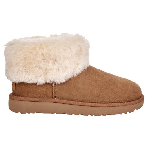 Ugg Synthetic Ugg Classic Mini Fluff Boots In Chestnut Brown Save