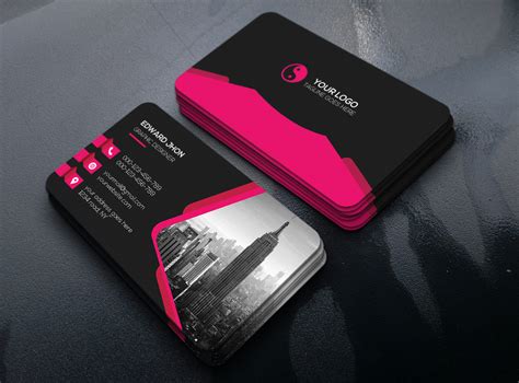 Business Card Template Psd Free Download