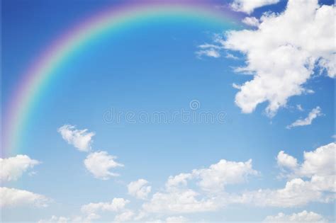 Rainbow Sky Stock Image Image Of Sunbeams Clouds Solar 14537169