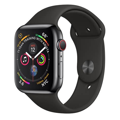 Buy Apple Watch Series 4 Gps Cellular 44mm Space Black Stainless