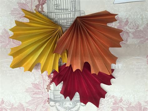 Ideas And Inspirations Fall Paper Maple Leaves