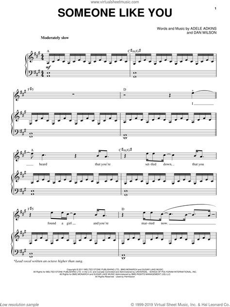 Someone like you is the second single from adele's second studio album 21. Adele - Someone Like You sheet music for voice and piano PDF