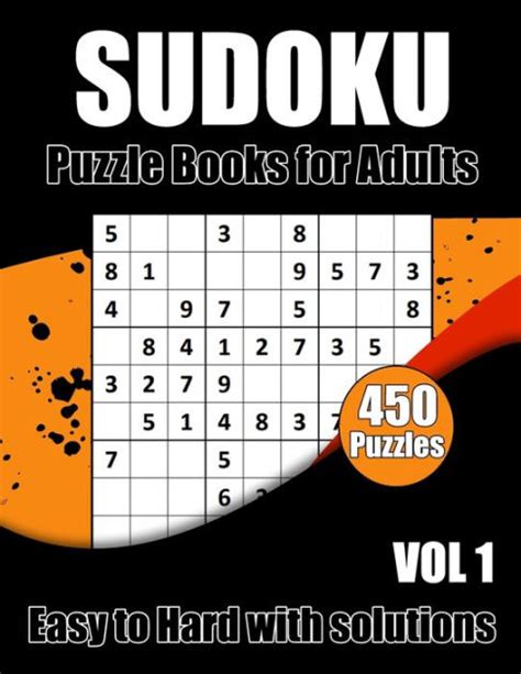 Sudoku Puzzles Easy To Hard 450 Sudokus Puzzle Book For Adults With