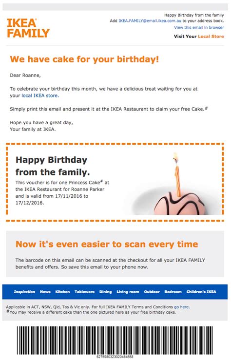 Birthday Email Guide 5 Examples Of Best Practice Calibrate