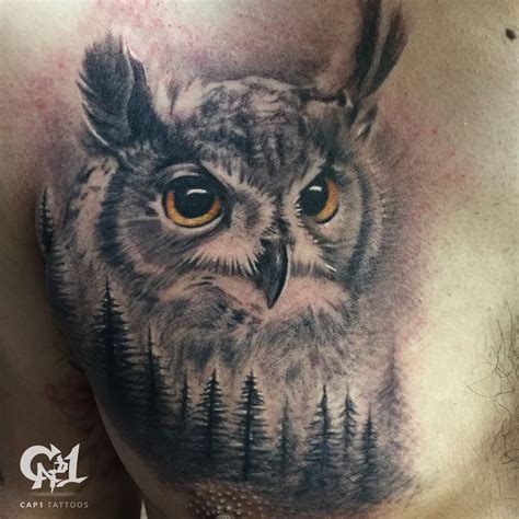 Best 25 Realistic Owl Tattoo Ideas On Pinterest Owl