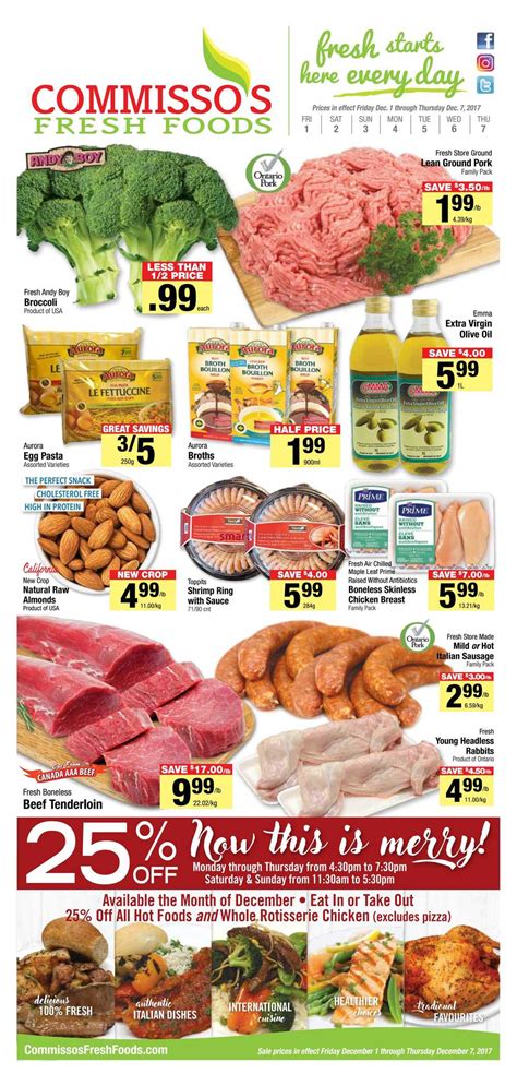 Find & download free graphic resources for flyer design. Commisso's Fresh Foods Canada Flyers