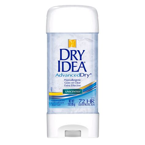 Dry Idea Antiperspirant Deodorant Gel, Unscented, 3 oz - Walmart.com