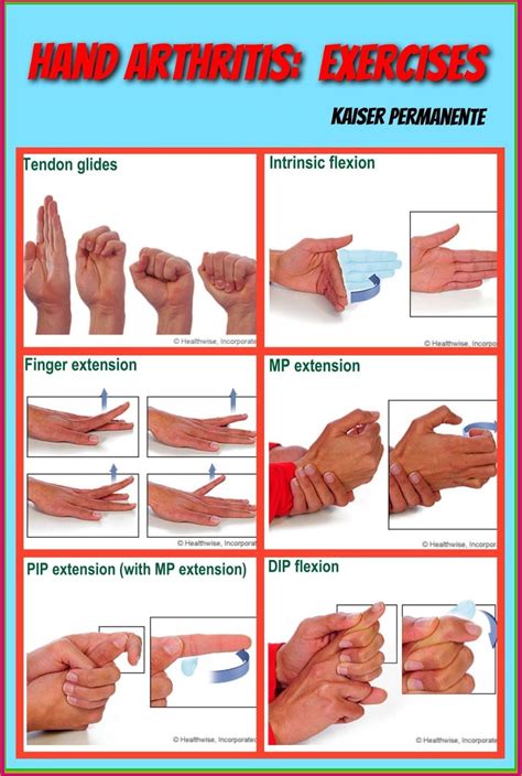 Printable Hand Exercises For Arthritis
