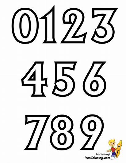 Numbers Coloring Letter Printables Chart Alphabet Sheet