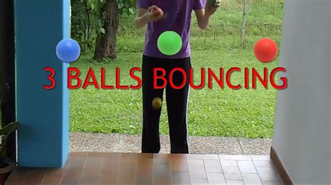 How to juggle 3 balls! 9 EASY 3 BALLS BOUNCE JUGGLING TRICKS | J95 - YouTube
