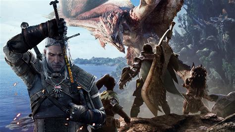 geralt from the witcher 3 is coming to monster hunter world