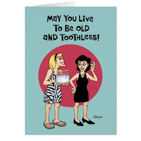 Funny Birthday Wish For Female Friend Card Zazzle