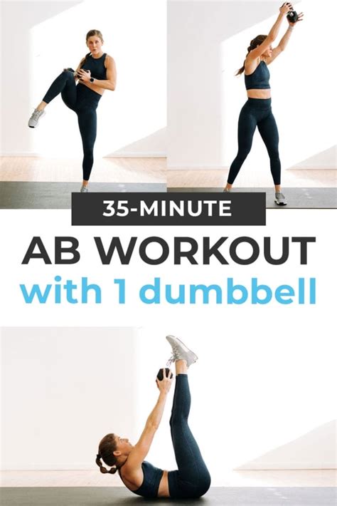Cardio And Ab Workout With Weights Video Nourish Move Love