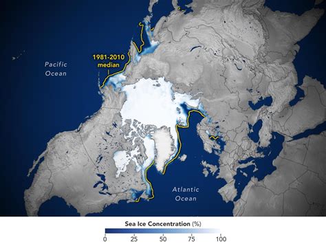 Nasa Finds 2022 Arctic Winter Sea Ice Maximum Extent 10th Lowest On Record