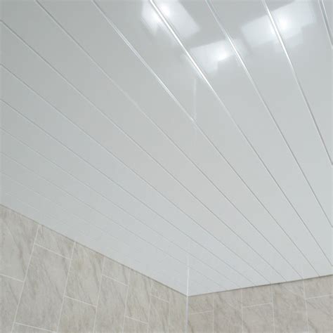 Claddtech White Ceiling Panels Splashbacks Bathroom Wall Cladding