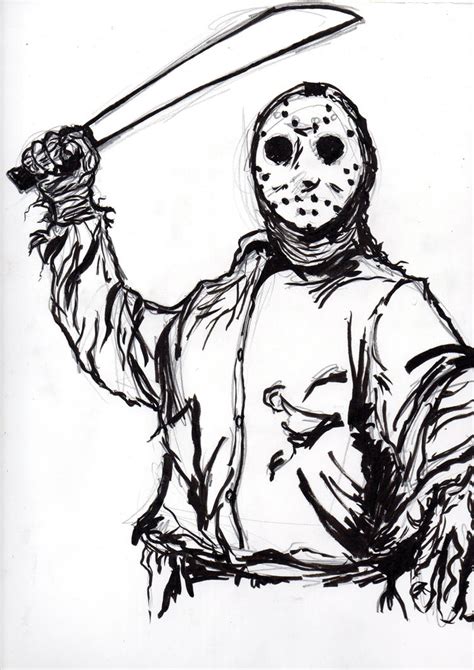 Printable Jason Coloring Pages