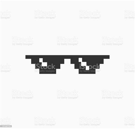 Pixel Glasses Stock Illustration Download Image Now Eyeglasses Mosaic Design Istock