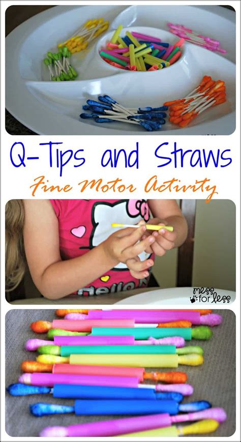 18 Fine Motor Activities For Preschoolers Mess For Less