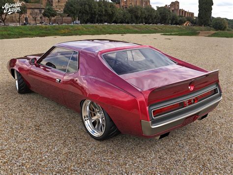 This 1972 amc javelin sst was a fixture of josh gold's childhood. AMC Javelin Looks Bad To The Bone With Shorter Nose And Hellcat Engine | Carscoops