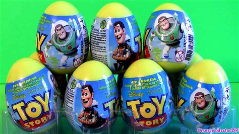 12 Toy Story Surprise Eggs Easter Egg Unboxing Toys Review Disney
