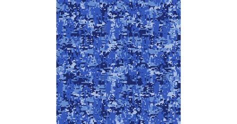 Navy Blue Digital Camo Camouflage Customizable Fabric Zazzle