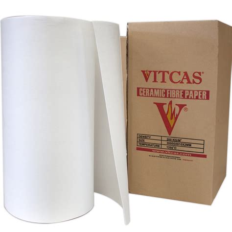 Ceramic Fibre Paper Heat Resistant Insulation Products Vitcas