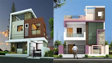House Front Elevation Designs For Double Floor Single ...