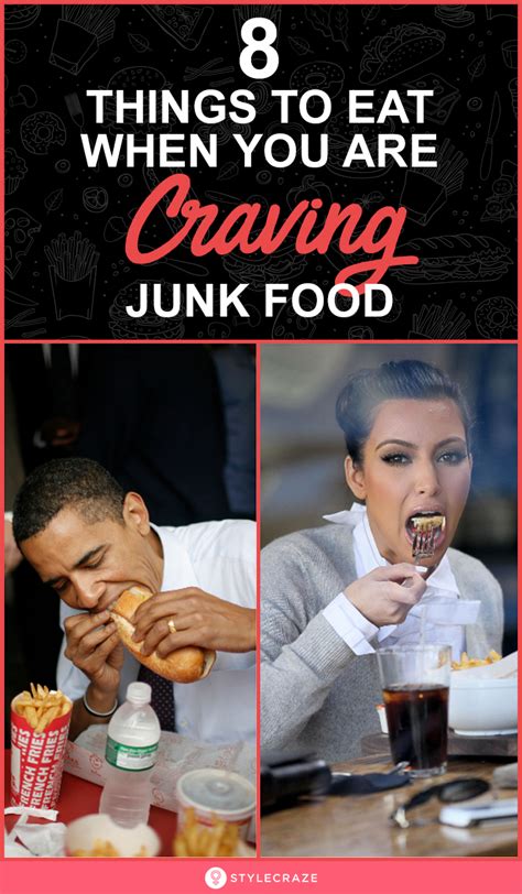 8 Things To Eat When You Are Craving Junk Food Healthy Junk Food
