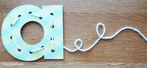 Diy Alphabet Lacing Cards Help Your Child Learn To Write Live