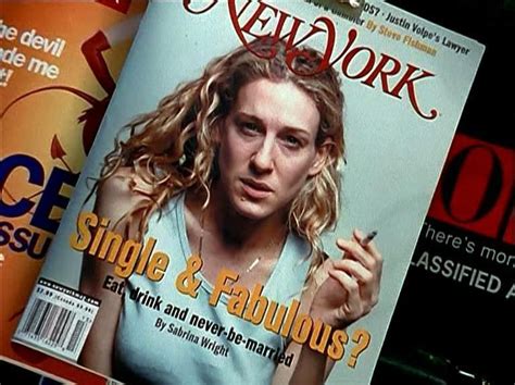 Single And Fabulous Carrie Bradshaw Seriously Saw A Girl At School