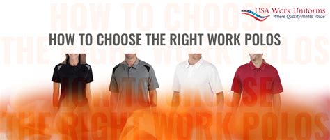 New Work Polos Collection At Usa Work Uniforms