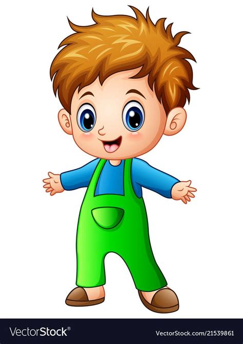 Illustration Of Cute Little Boy Cartoon Download A Free Preview Or