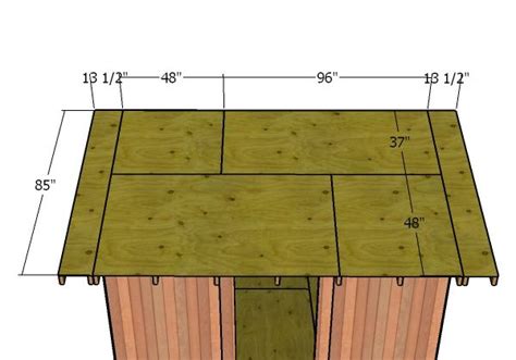 10x12 Gable Shed Roof Plans Howtospecialist How To Build Step By