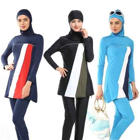 Muslimah Swimsuit Muslim Swimming Suit Islamic Swim Beach Wear 8k3V