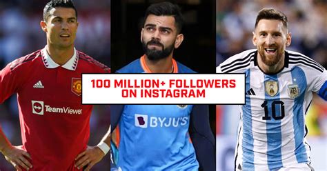 List Of Sports Personalities With 100 Million Followers On Instagram