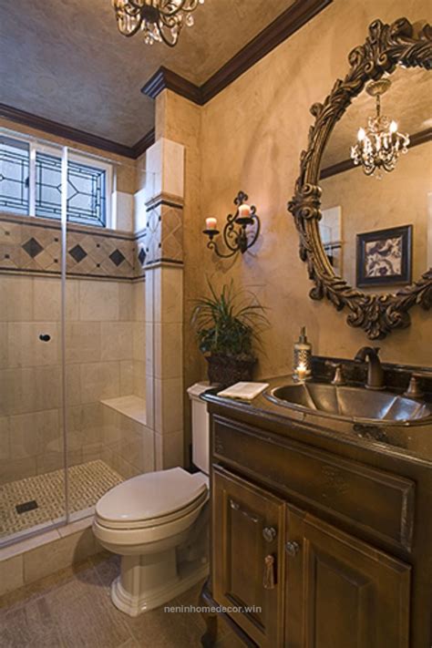 Look Over This Stunning 82 Luxurious Tuscan Bathroom Decor Ideas