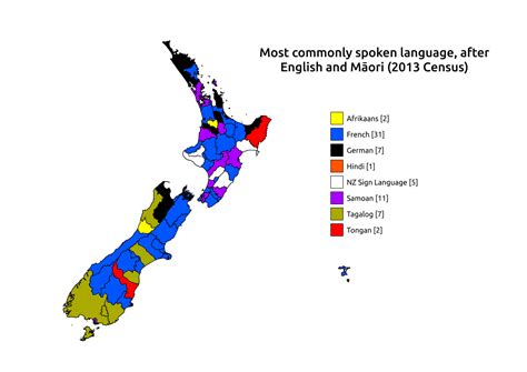 New Zealand Most Commonly Spoken Language After Maps On The Web