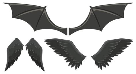 Dragon Wings Vector Art Icons And Graphics For Free Download