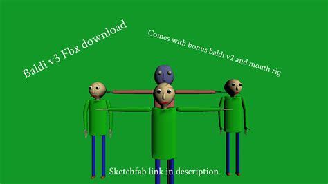 Baldi Model Pack By Baldimore9 On Deviantart