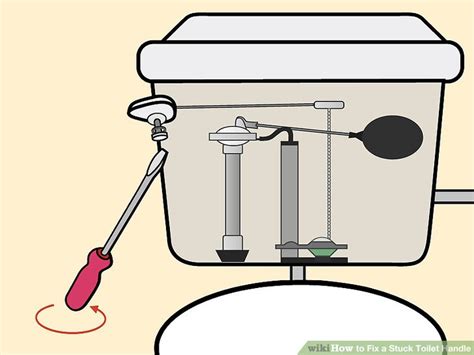 We stopped up the hole in side of the flapper the flapper falls slower now and the toilet flushes great. 3 Ways to Fix a Stuck Toilet Handle - wikiHow