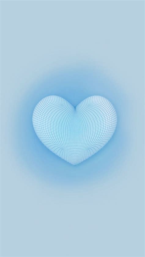 Aesthetic Blue Heart Wallpaper House Of Aesthetic Wallpaper FB