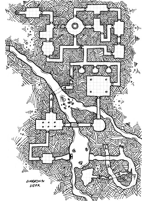 An Atempt For A Bigger Dungeon Rpg Dungeon Map Thanks To Dyson