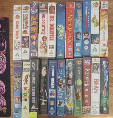 Vhs Bundle Of 29 Tapes Job Lot Disney Warner Brothers Universal