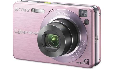 Sony Cyber Shot Dsc W120 Pink 72 Megapixel Digital Camera With 4x