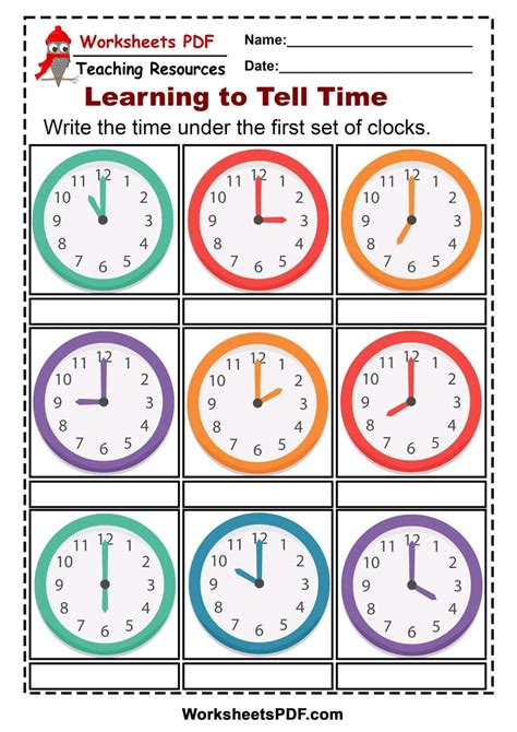 Pin Em Kinderland Collaborative Clock Worksheets To 1 Minute Free