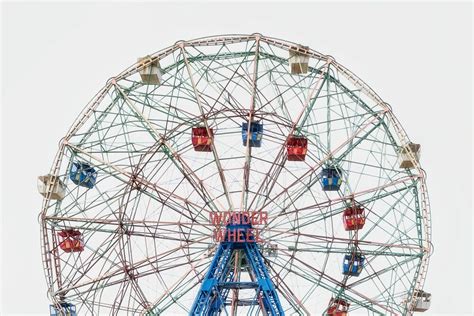 Coney Island Wonder Wheel Ldkphoto · Fotografías De Arte · Yellowkorner