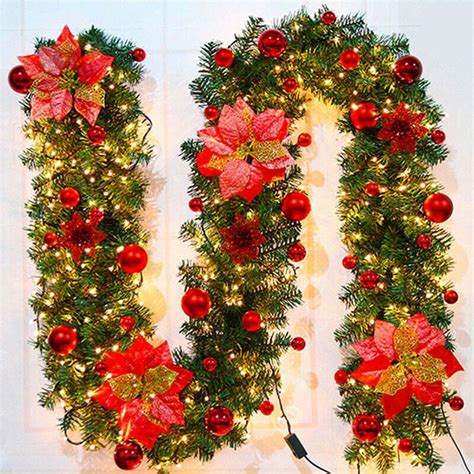 Christmas Garland With Lights Photos All Recommendation